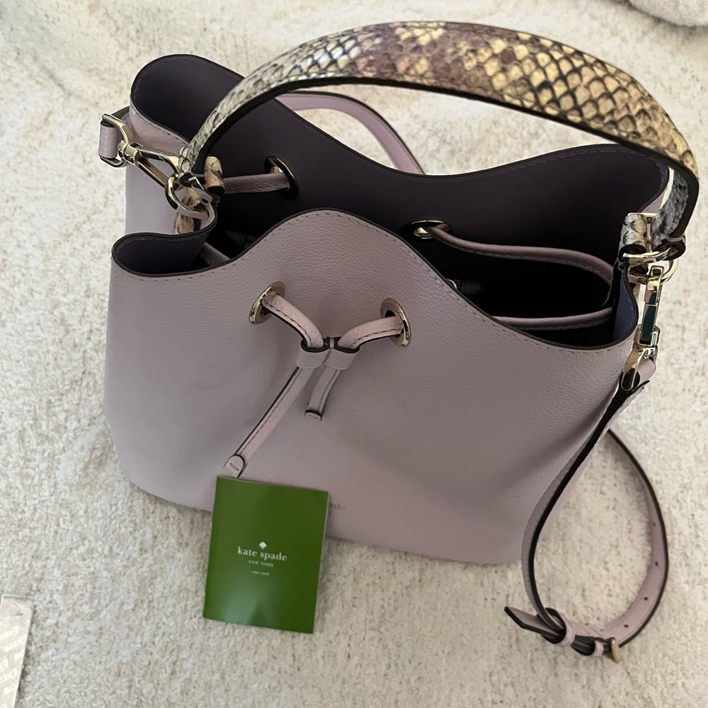 Kate Spade Lavender Bucket Shoulder Bag